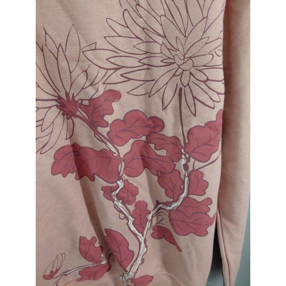 NWT BLIND ROOSTER Asian Ruthless Dragon Sweatshirt Dusty Pink Size Large - Picture 3 of 9